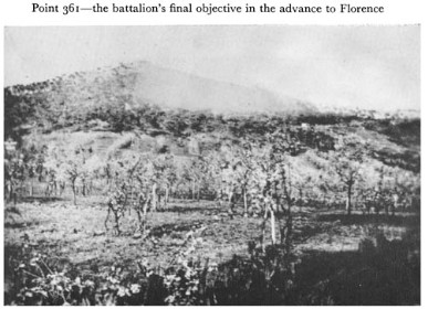 Black and white photograph of landforms