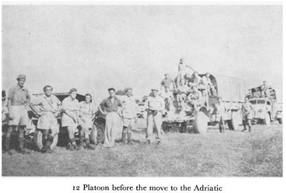 Black and white photograph of troops
